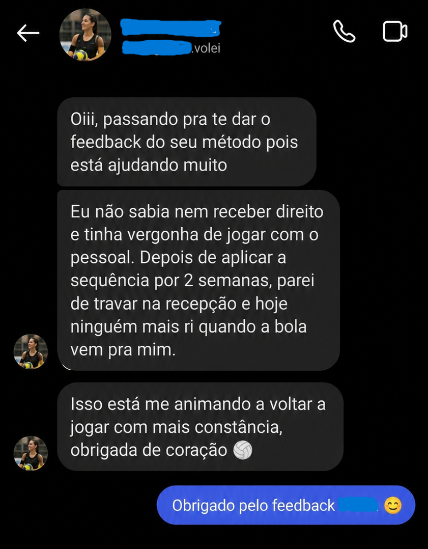 Depoimento por mensagem